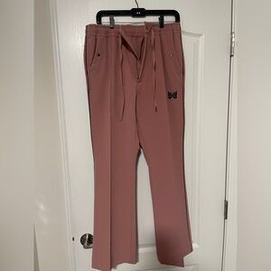 Needles Nepenthes Japan Bootcut Cowboy Trouser Flare Pant Pink Black Medium